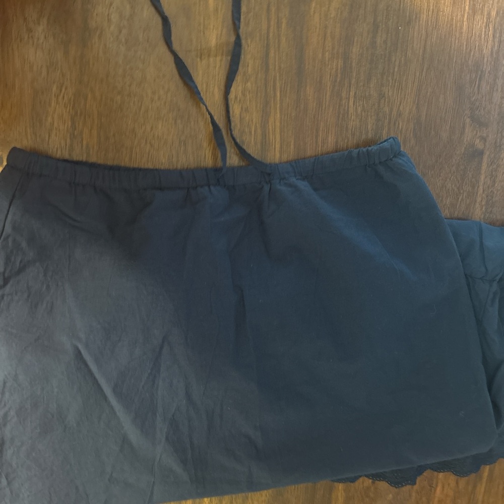 Brandy Melville Navy Elastic Waist Pants